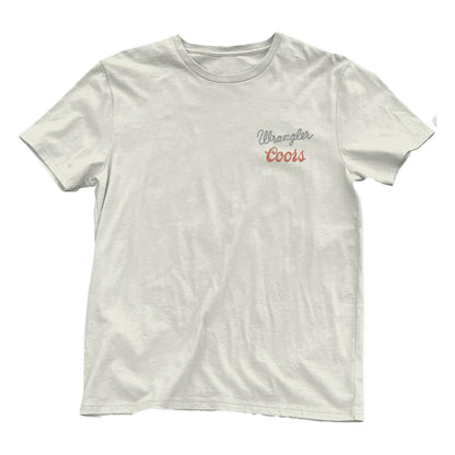 Wrangler X Coors Bull Rider Tee Marshmallow