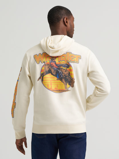 Wrangler Western Hoodie Regular Fit Antique White