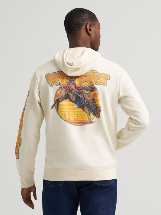 Wrangler Western Hoodie Regular Fit Antique White