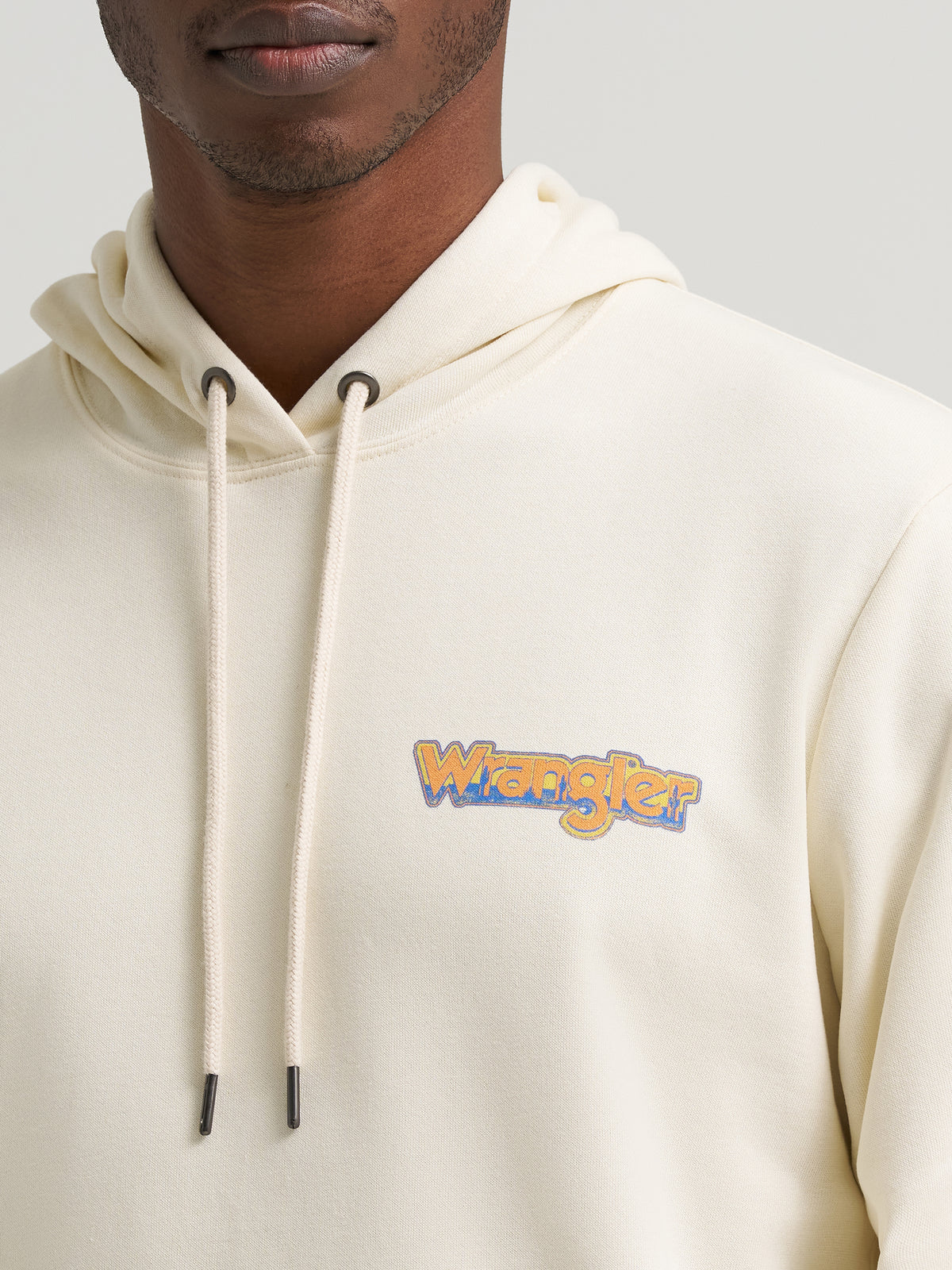 Wrangler Western Hoodie Regular Fit Antique White