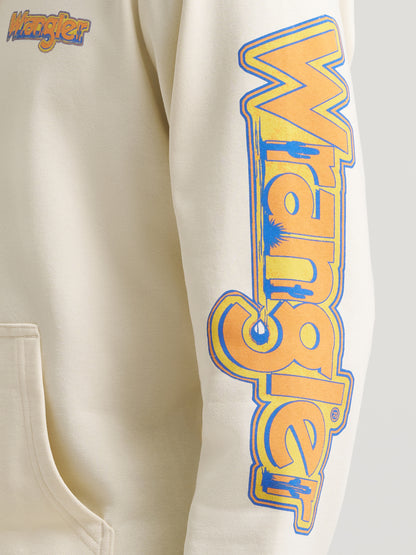 Wrangler Western Hoodie Regular Fit Antique White