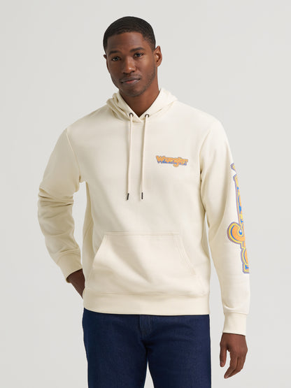 Wrangler Western Hoodie Regular Fit Antique White