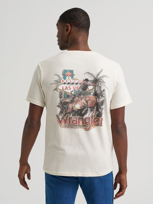 Wrangler Graphic Short Sleeve T-Shirt Regular Fit Silver Birch