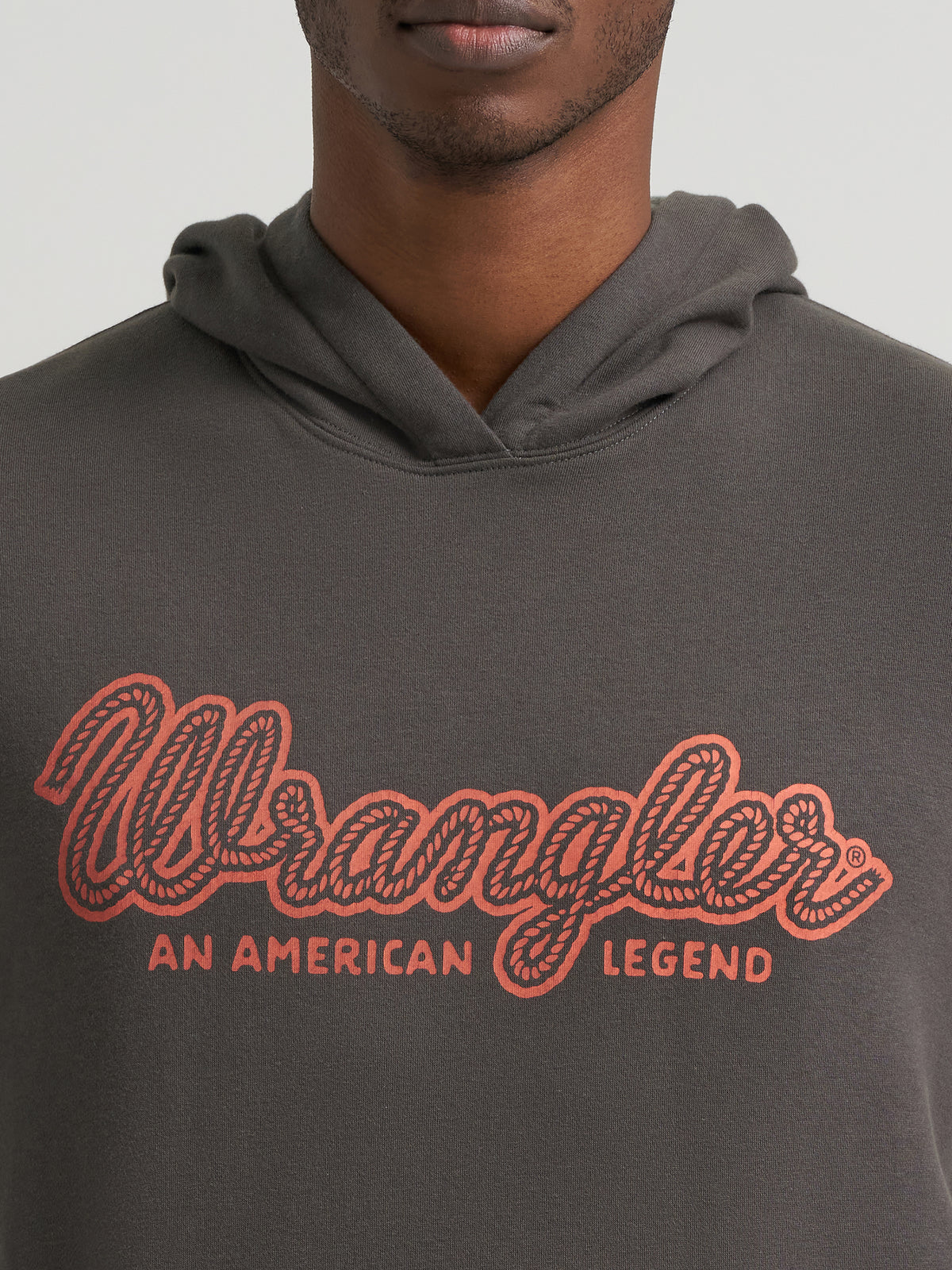Wrangler Western Hoodie Regular Fit Dark Shadow
