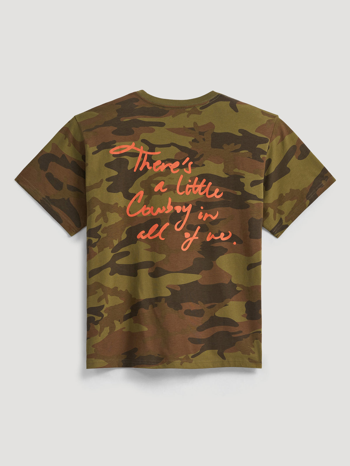 Wrangler Retro Graphic Short Sleeve T-Shirt Girlfriend Fit Camo Print