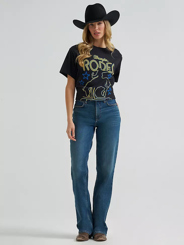 Wrangler Neon Rodeo Girlfriend Graphic Tee