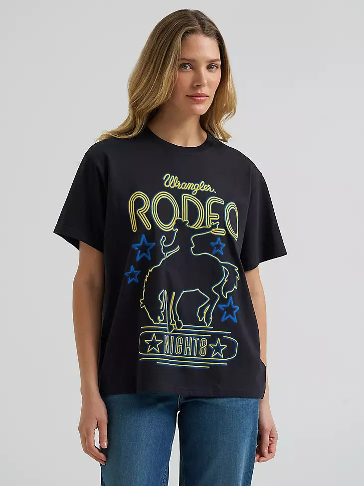Wrangler Neon Rodeo Girlfriend Graphic Tee
