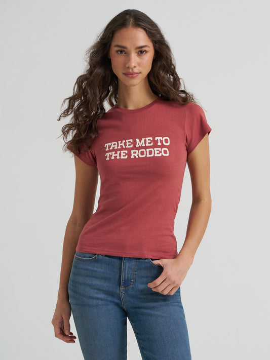 Wrangler Retro Graphic Shrunken Band Fit T-Shirt Apple Butter