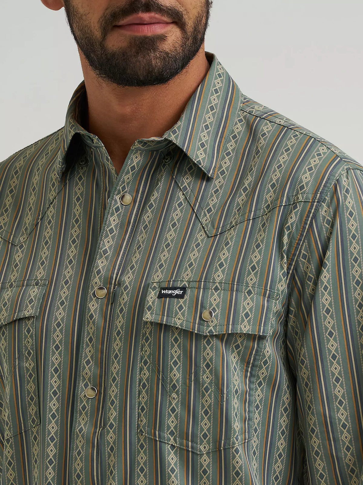 Wrangler All Terrain Gear Men's Technical Shirt Dark Forest