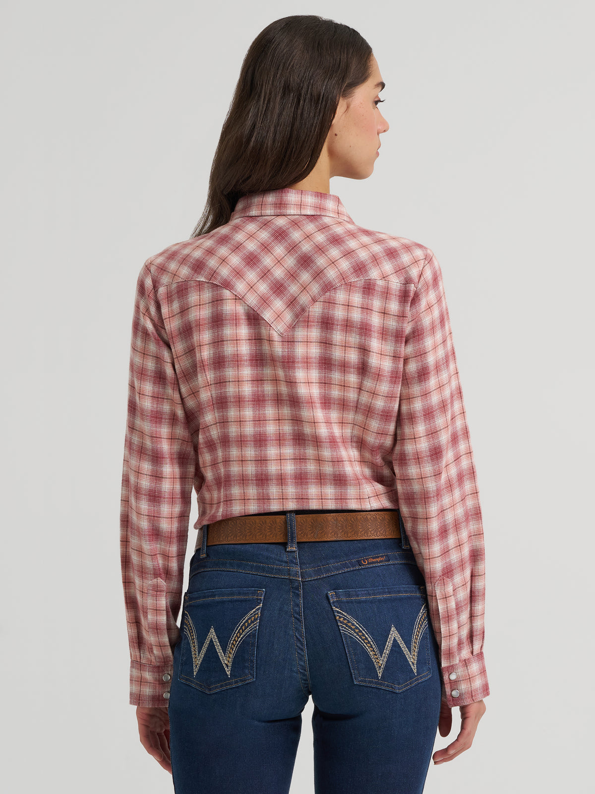 Wrangler Retro Western Essential Snap Shirt Rose