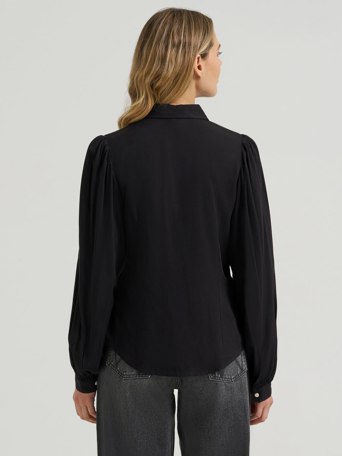 Wrangler Retro Punchy Western Blouse Black