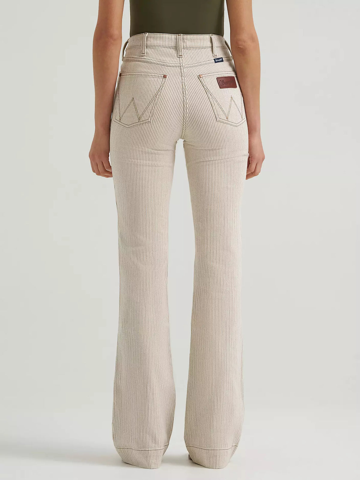 Women's Wrangler Retro Bailey Pinstripe High Rise Trouser Jean