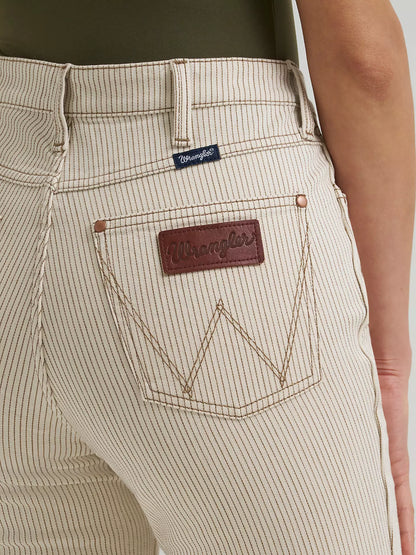 Women's Wrangler Retro Bailey Pinstripe High Rise Trouser Jean