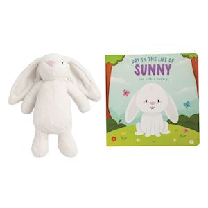 Mudpie Day In the Life of Sunny Book With Plush Set