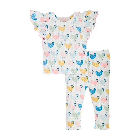 Mudpie Chicken Two Piece Set