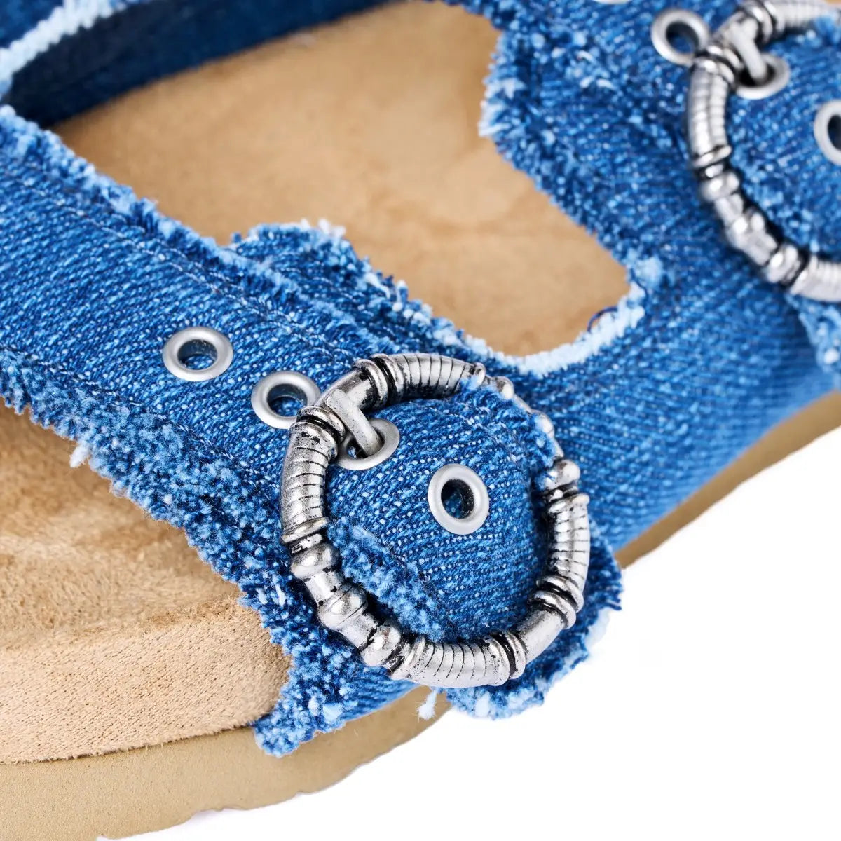 Minnetonka Georgine Blue Denim
