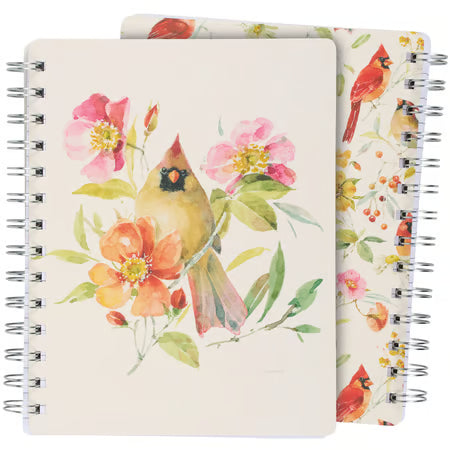 Primatives By Kathy Spiral Notebook Cardinal