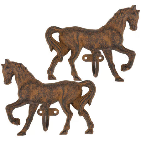 Primatives By Kathy Wall Hook Set Horses