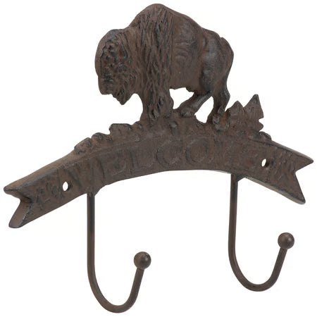 Primatives By Kathy Wall Hook Bison Welcome