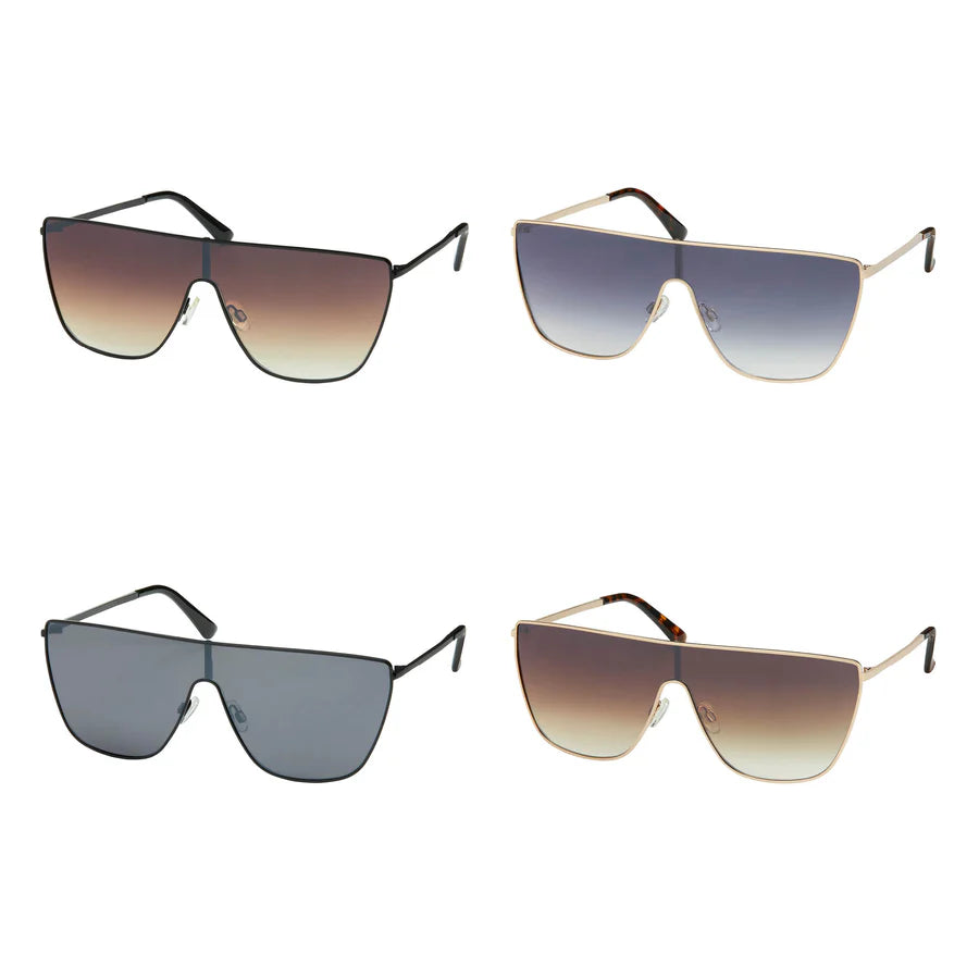 Blue Gem Jade Single Lens Shield Sunglasses