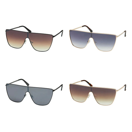Blue Gem Jade Single Lens Shield Sunglasses