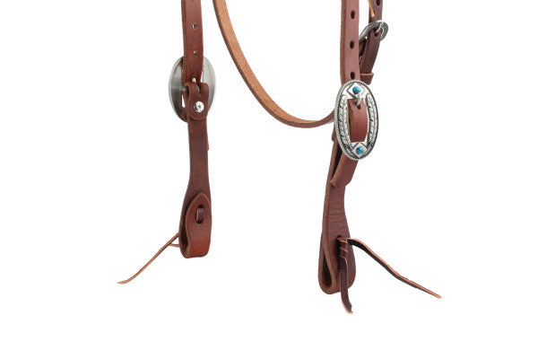 Weaver Working Tack Feather Browband Headstall