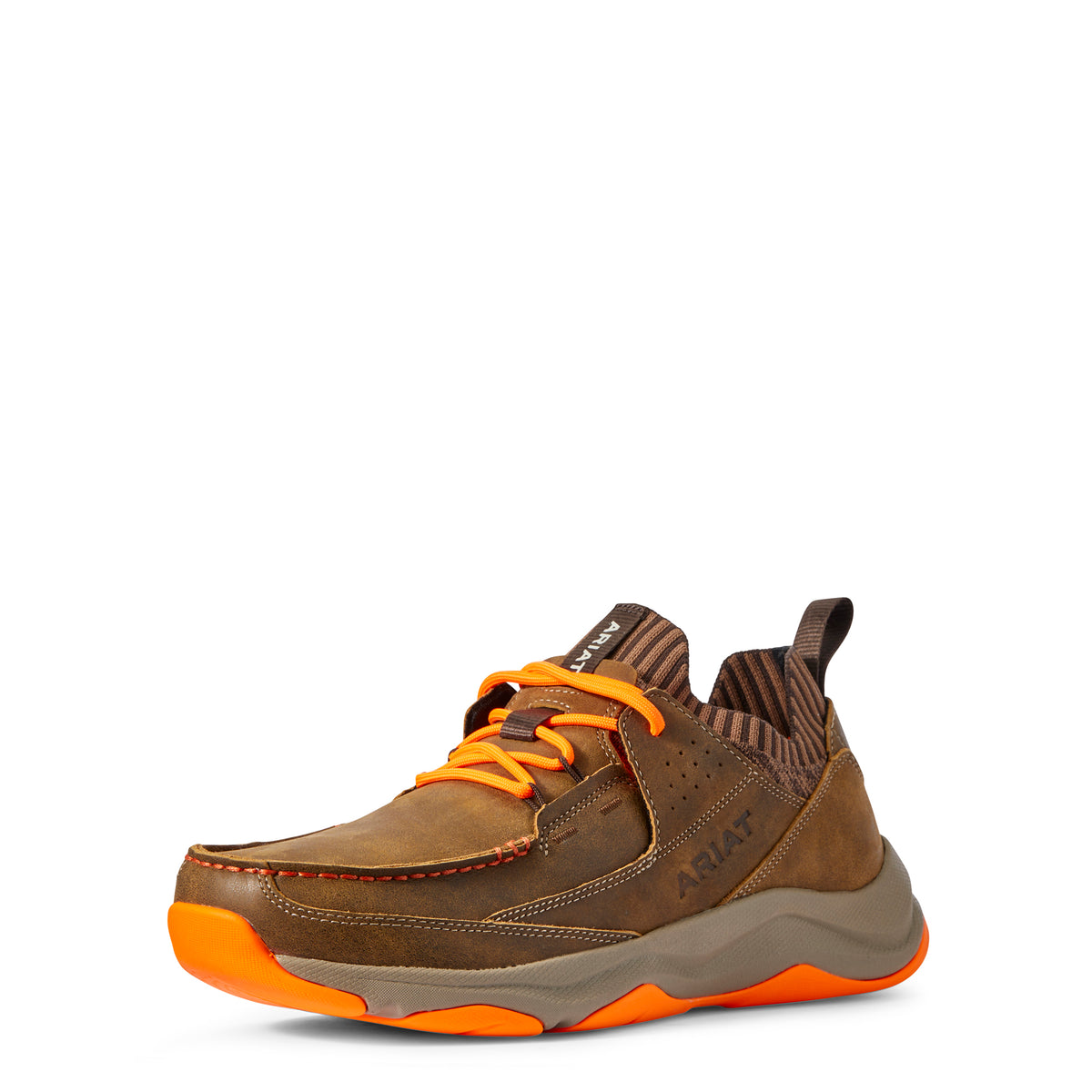Ariat Country Mile Brown Bomber/Orange