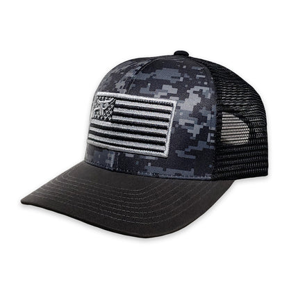 Rope Smart Digital Camo/Flag Hat
