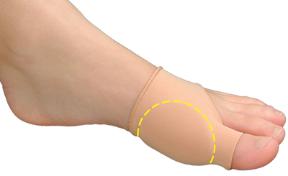 Justin Blair Visco-Gel bunion Relief Sleeve