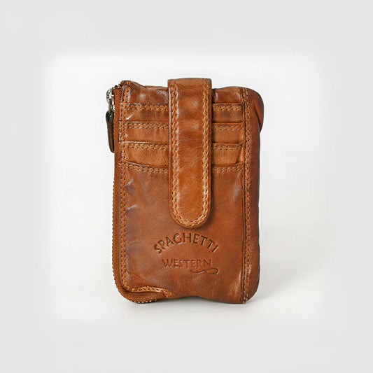 Spaghetti Western Card Case Tan