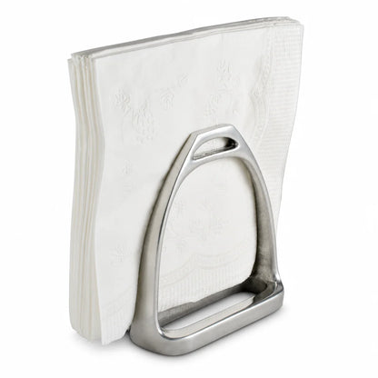 Arthur Court Equestrian Stirrup Napkin Holder