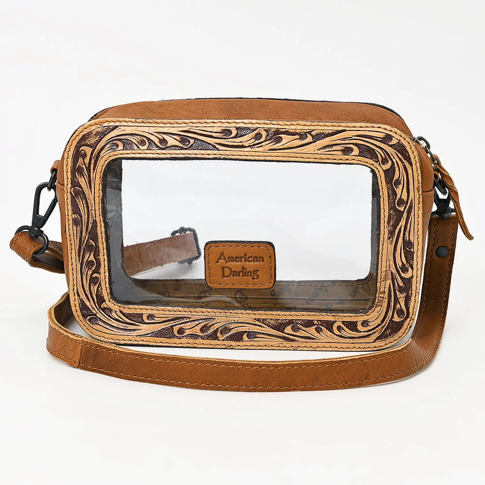 American Darling Tooled Clear Venue bag