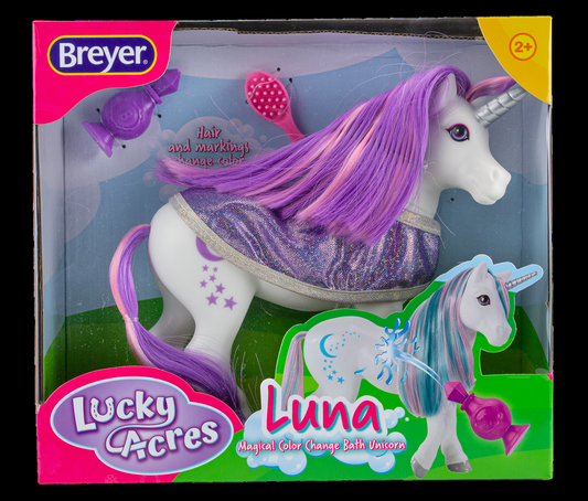 Breyer Luna Bath Time Unicorn