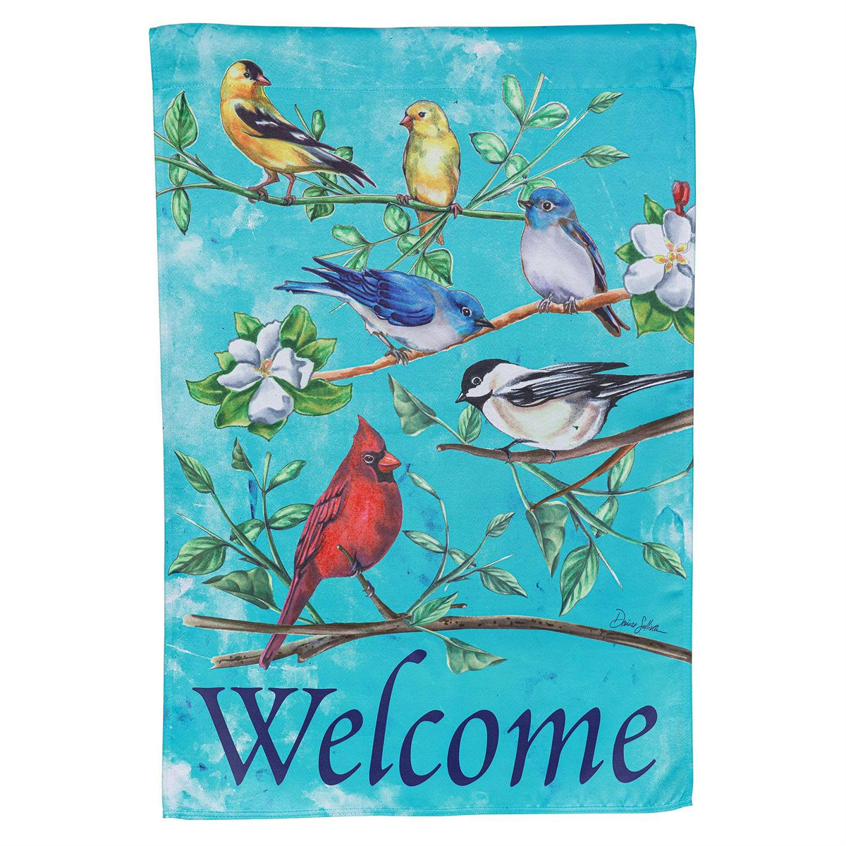 Evergreen Multi Birds House Flag