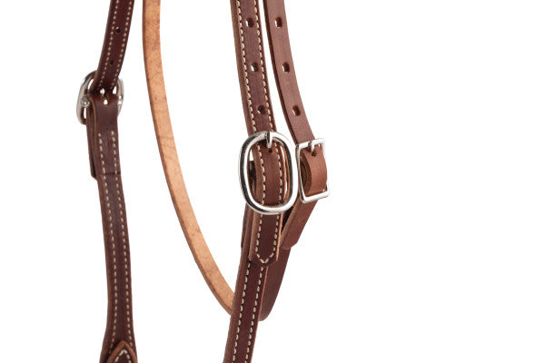 Weaver Pony Headstall Doubled and Stitched Harness Leather