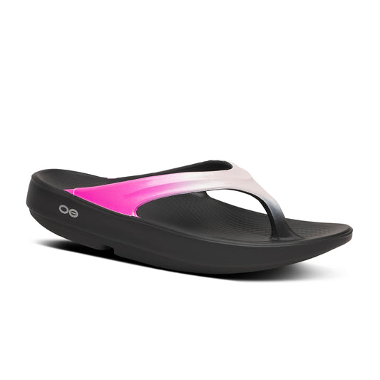 Oofos Oolala Luxe Frosted Fucshia