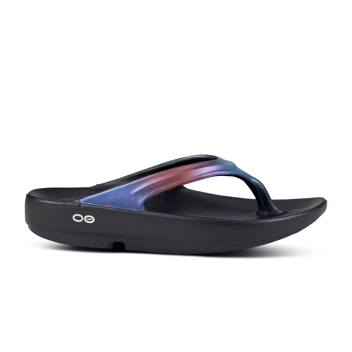 Oofos Oolala Luxe Thong Midnight Spectre