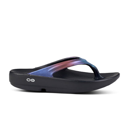 Oofos Oolala Luxe Thong Midnight Spectre