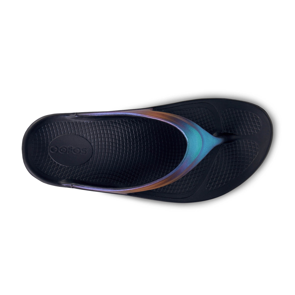 Oofos Oolala Luxe Thong Midnight Spectre