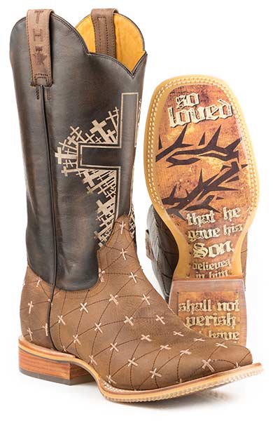 Tin Haul Mens The Gospel with John 3:16 Sole