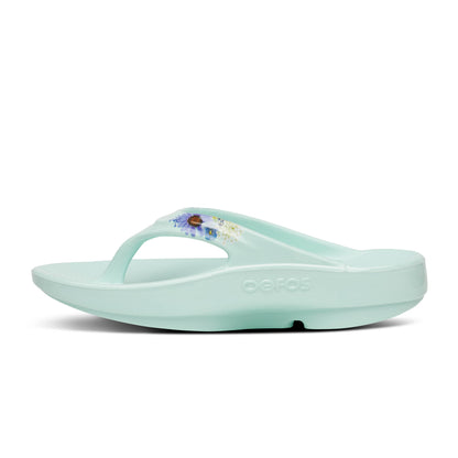 Oofos Oolala Limited Thong Mint Blossom