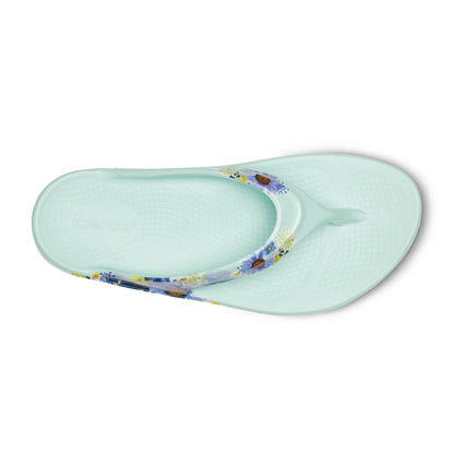 Oofos Oolala Limited Thong Mint Blossom