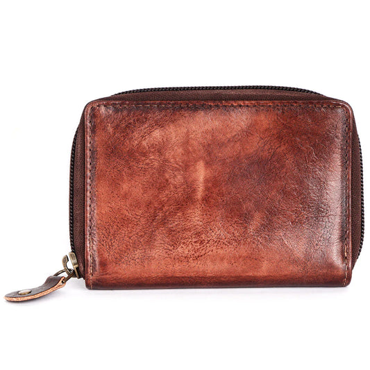 Nevermind Zippered Wallet Brown