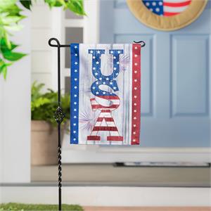 Evergreen USA Fireworks Garden Flag
