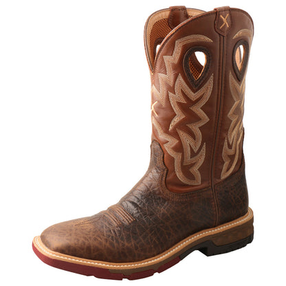 Twisted X Lite Work Smoky Chocolate Spice Waterproof EH