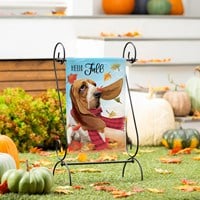 Evergreen Falls A Breeze Suede Garden Flag
