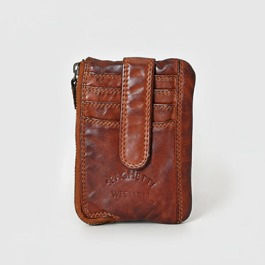 Spaghetti Western Card Case Cognac
