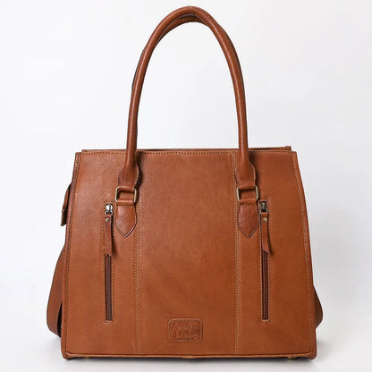 American Darling Hand Tooled Hair-On Tote Bag
