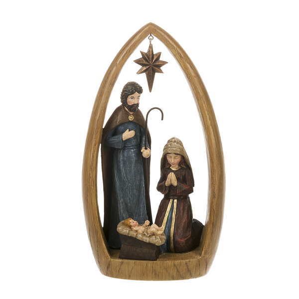 Holy Family Resin Figurine
