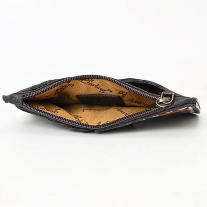 American Darling Hand Tooled Card Wallet